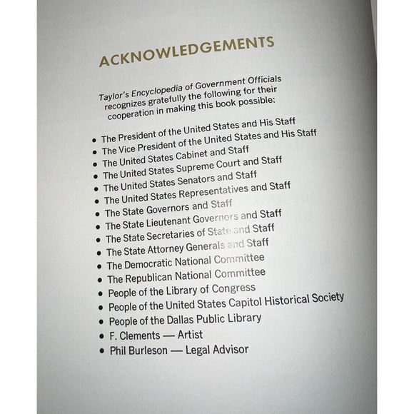 Taylor's Encyclopedia of Government Officials Federal and State Volume V 1975-76 - Picture 7 of 9